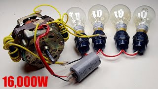 Powerful Permanent Magnet 220v Build Unlimited Energy 16000w Generator idea [upl. by Sonia]