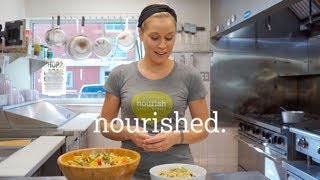 nourished Episode 12 Veggie Pasta Salad amp Citrus Quinoa Salad [upl. by Akirret169]