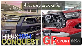 2024 HILUX GRS vs 2024 HILUX CONQUEST [upl. by Adlare]