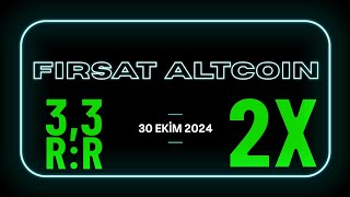 FIRSAT ALTCOIN TEKNİK ANALİZ  2x YAPMAK İÇİN ALIM NOKTASI 30 Ekim 2024 With English Subtitles [upl. by Eboj]