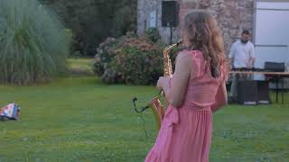 Saxophonist Petra Penttilä in Brittany [upl. by Naux]