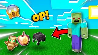 Minecraft But MOBS Drop OP ITEMS [upl. by Coopersmith]