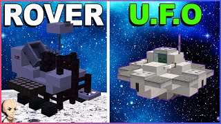 Minecraft 10 Best SPACE Build Hacks and Ideas [upl. by Iva]