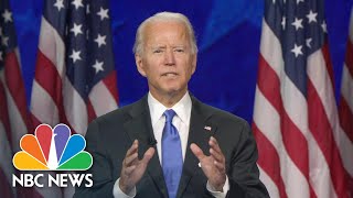 Watch Joe Bidens Full Speech At The 2020 DNC  NBC News [upl. by Etsirhc]