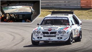 Lancia Delta S4 on track Accelerations Fly Bys amp OnBoard [upl. by Feeney]