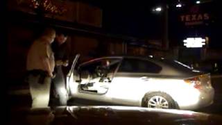 Incruiser video of deputy Samuel Ogburns arrest for public intoxication [upl. by Nyrehtac]