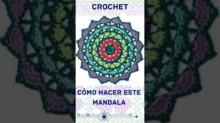 CÓMO HACER MANDALA A CROCHET 1 [upl. by Hsemar860]