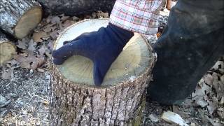 How to Split Firewood For Beginners [upl. by Rissa417]