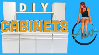 Simple Shop Cabinets  For Shop Garage Kitchen or Bathroom [upl. by Chamkis]