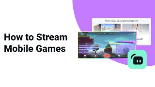 How to Stream Mobile Games [upl. by Naig]