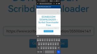 How to Download Scribd pdf file in less than a minute [upl. by Ellynad840]