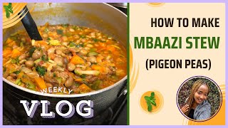 HOW TO COOK PIGEON PEAS CURRY  MBAAZI STEW RECIPE  DINNER IDEAS [upl. by Monreal]