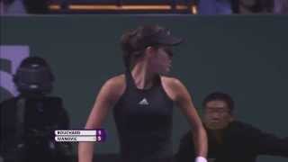 Ana Ivanovic vs Genie Bouchard  2014 WTA Finals Highlights [upl. by Yud]