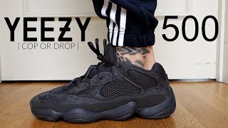 YEEZY 500 UTILITY BLACK  Is it worth the cop  On Foot  Mens Fashion  Daniel Simmons [upl. by Nalced991]