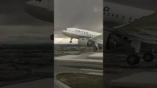 Perfect Takeoff United Airlines Cloudy sky  3 Minutes of Aviation aviation aircraft [upl. by Llednek720]