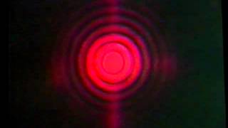 Optics Fraunhofer diffraction  circular apertures  MIT Video Demonstrations in Lasers and Optics [upl. by Aieka]