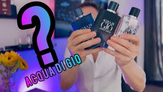 Which Acqua Di Gio Is The Best  Eau de Parfum vs Profondo vs Parfum  Giorgio Armani Acqua di Gio [upl. by Ecarret528]