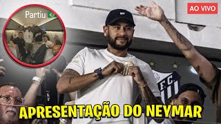 AO VIVO CHEGADA DE NEYMAR AO BRASIL PARA ASSINAR COM O SANTOS  DIRETO DO AEROPORTO EM SÃO PAULO [upl. by Levine]