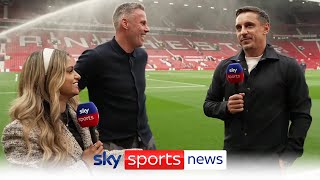 Gary Neville amp Jamie Carragher preview Manchester United vs Liverpool [upl. by Ayot]