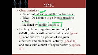 MMC — Migrating Motor complexes Migrating motility complexes in HindiEnglish [upl. by Dnomsad]