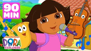 Doras Best Fiesta Scenes Songs amp Games 💃 90 Minutes  Dora the Explorer  Dora amp Friends [upl. by Etnud]