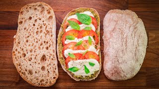 Perfect Wholemeal Ciabatta Recipe  How to Make It By Hand [upl. by Rondon]