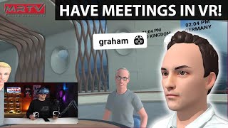 Meetings In VR The Future Of Work  Interview With HTC EMEA President Graham Wheeler XR SUITE [upl. by Riva714]