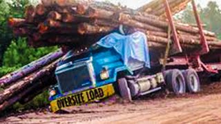 Dangerous Idiots Fastest Truck Heavy Equipment Fails Climbing Modern Logging Sawmill Wood Skill [upl. by Tavia]