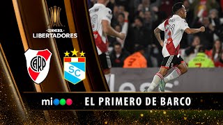 El primer gol de Barco  River vs Sporting Cristal  CONMEBOL Libertadores 2023 [upl. by Elimac]