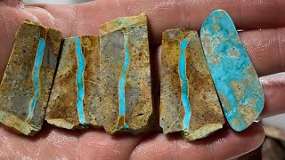 Last Sale Agate cutting rough Turquoise amp MORE🔥❤️ [upl. by Ardnasirhc489]