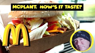 McPlant from McDonalds Taste Review [upl. by Parris]