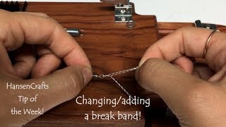 How to changeadd a brake band [upl. by Rramahs]