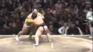 Asashoryu vs Miyabiyama hatsu 2003 [upl. by Netsreik]