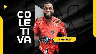 ENTREVISTA DO GOLEIRO EVERSON 25012023 [upl. by Sherrod]