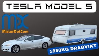 Dragkrok till Tesla Model S komplett monteringsguide till att dra släpvagn upp till 1850KG [upl. by Dami376]