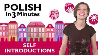 Learn to Speak Polish Lesson 1  How to Introduce Yourself in Polish [upl. by Ssecnirp]