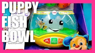 Fisher Price Laugh and Learn Magical Lights Puppy Fish Bowl Sing ABCs 123s [upl. by Keily]