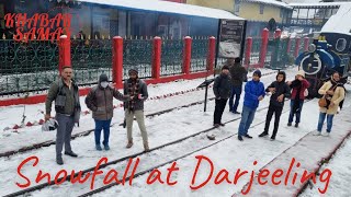 Live from Darjeeling  Snowfall in Darjeeling Darjeeling receive first snowfall this season [upl. by Jarietta]