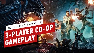 Aliens Fireteam Elite  3Player CoOp Gameplay 4K [upl. by Ariaet25]