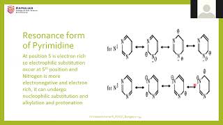 Heterocyclic Chemistry thiazole Imidazole Pyridine Pyrimidine and Purine By Dr Hareesh Kumar P [upl. by Navonoj868]