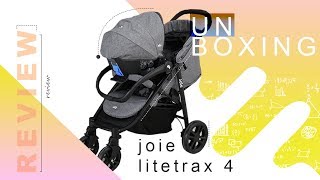 Unboxing amp Review Stroller  Joie LiteTrax 4 Travel System [upl. by Nylicaj653]