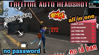 Freefire auto headshot  Freefire headshot trick  Headshot no Id ban [upl. by Nymsaj]