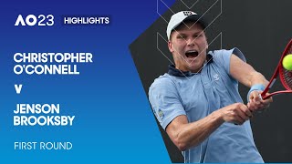 Christopher OConnell v Jenson Brooksby Highlights  Australian Open 2023 First Round [upl. by Cadman]