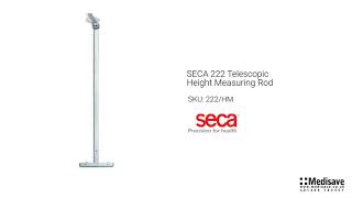 SECA 222 Telescopic Height Measuring Rod 222 HM [upl. by Ralyks825]