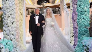 Tiffany Trump Wedding Donald Trumps Daughter Marries a Lebanese Businessman [upl. by Ezra]