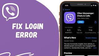 How to Fix Viber Login Error  Problem [upl. by Aihpled]