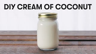 DIY CREAM OF COCONUT Coco Lopez alternative  Bloopers [upl. by Kilan]