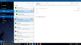 how to send email on windows 10 [upl. by Nordna]