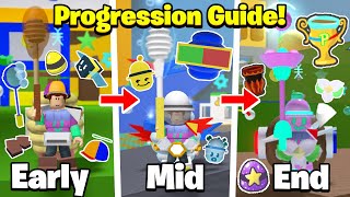 The UPDATED Progression Guide in Bee Swarm Simulator Early to End Game [upl. by Yonah]