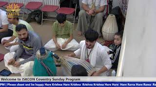 ISKCON Coventry Sunday Programme 170324 [upl. by Lemmueu663]